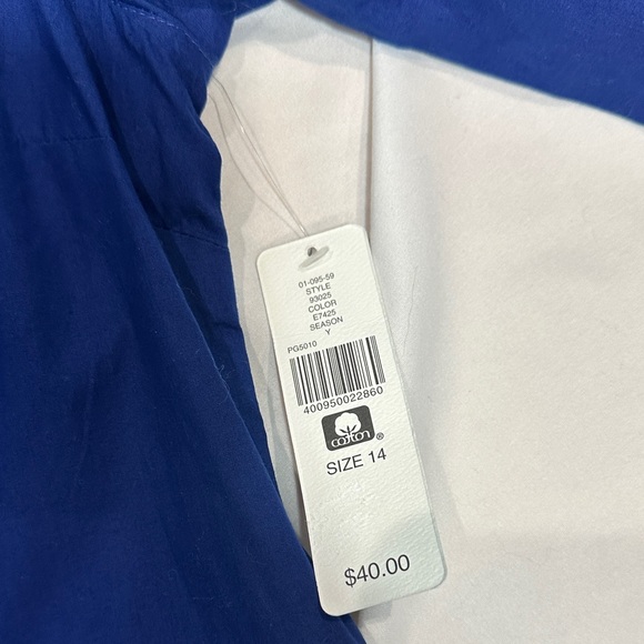 Western Floral Embroidered Country Button-Down Shirt in Blue-  Cowgirl- NWT - Picture 4 of 13